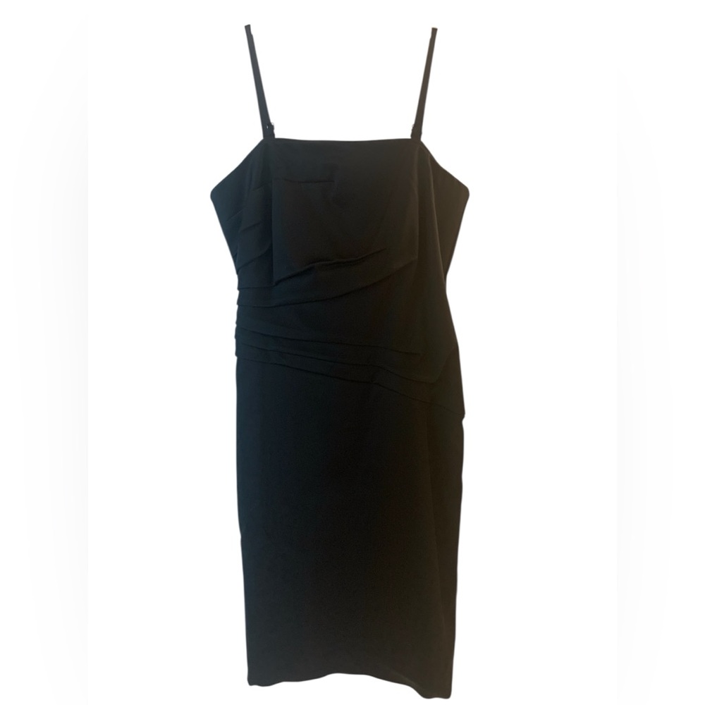 White House Black Market Strapless Black Dress